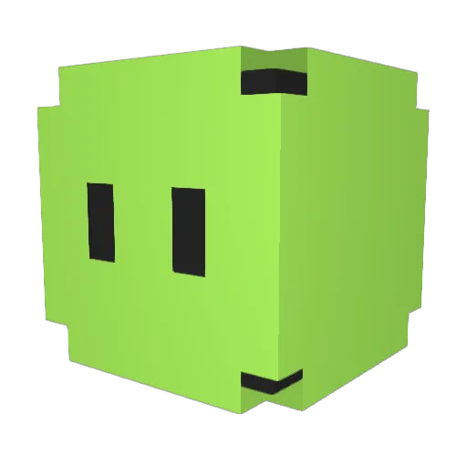 Blay2 Minecraft avatar head, 3D render