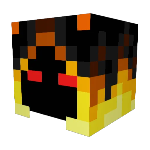 Blayzio Minecraft avatar head, 3D render