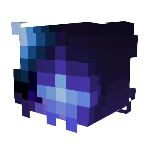 Blazarr_ Minecraft avatar head, 3D render