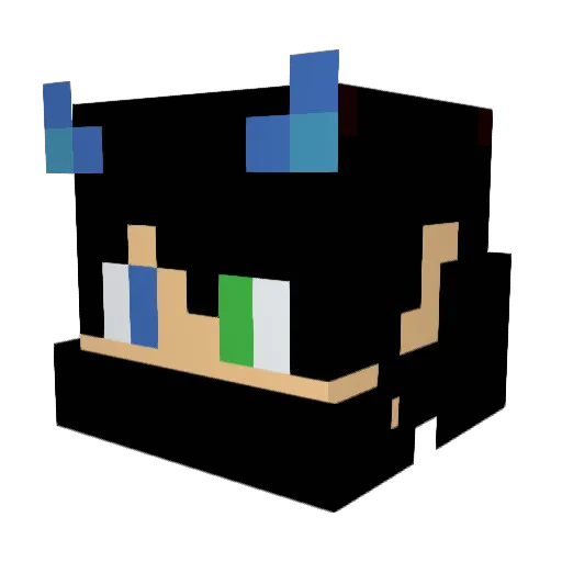 Blaze61Hunter Minecraft avatar head, 3D render