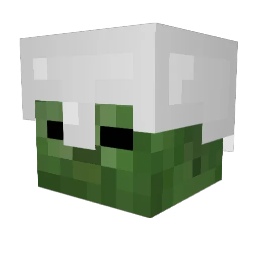 BlazeBow10 Minecraft avatar head, 3D render