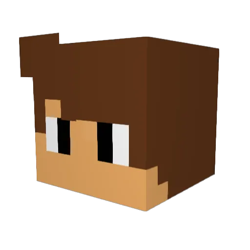 BlazeC0ree Minecraft avatar head, 3D render