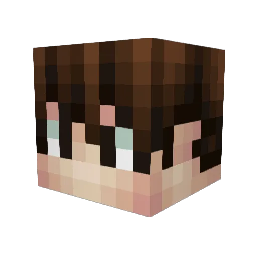 BlazeGhostt Minecraft avatar head, 3D render
