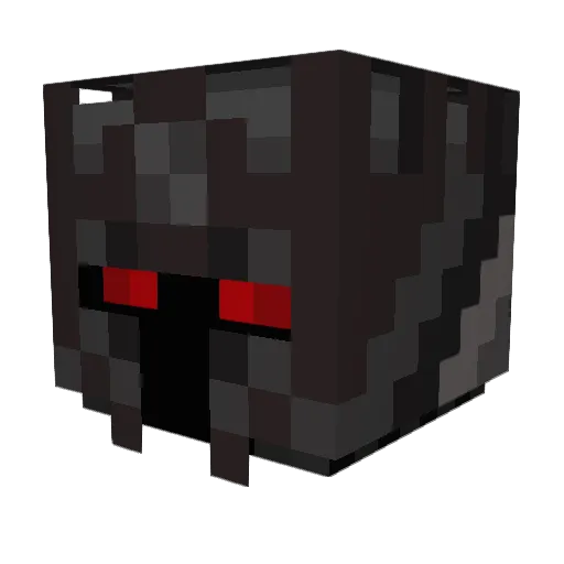 BlazeJr Minecraft avatar head, 3D render
