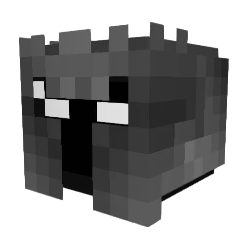 BlazeKing_MC Minecraft avatar head, 3D render
