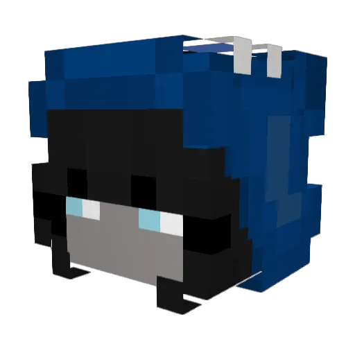 BlazeKonsum Minecraft avatar head, 3D render
