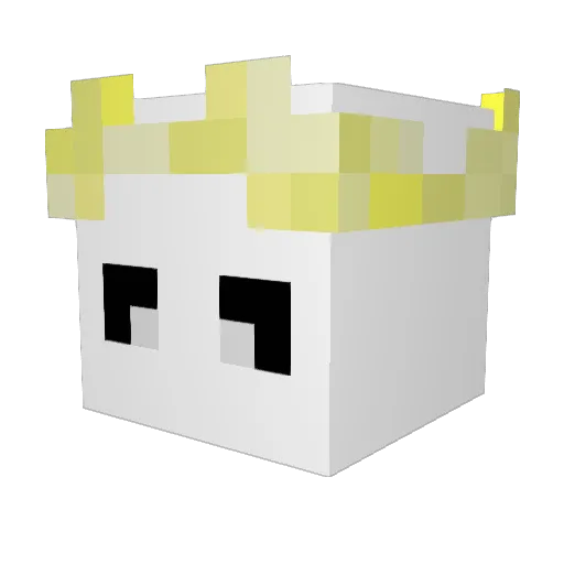 BlazeMeez Minecraft avatar head, 3D render