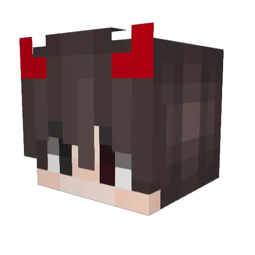 BlazeSlayerX Minecraft avatar head, 3D render
