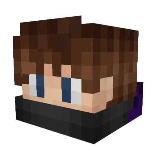 Blaze_Kings Minecraft avatar head, 3D render