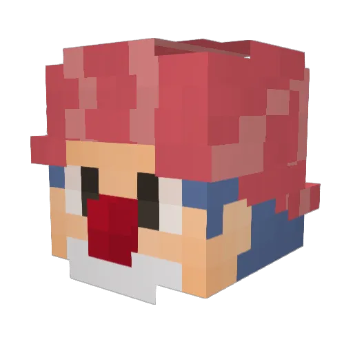 Blaze_Powder145 Minecraft avatar head, 3D render
