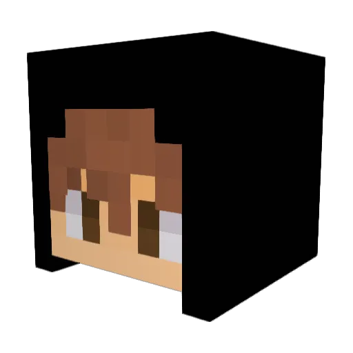 Blaze_Runner_ Minecraft avatar head, 3D render