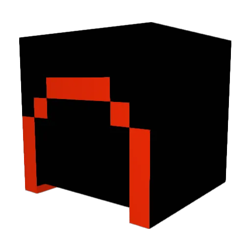 Blaze_V2 Minecraft avatar head, 3D render