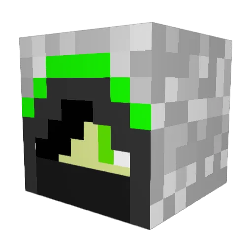 Blaze_rod_111 Minecraft avatar head, 3D render