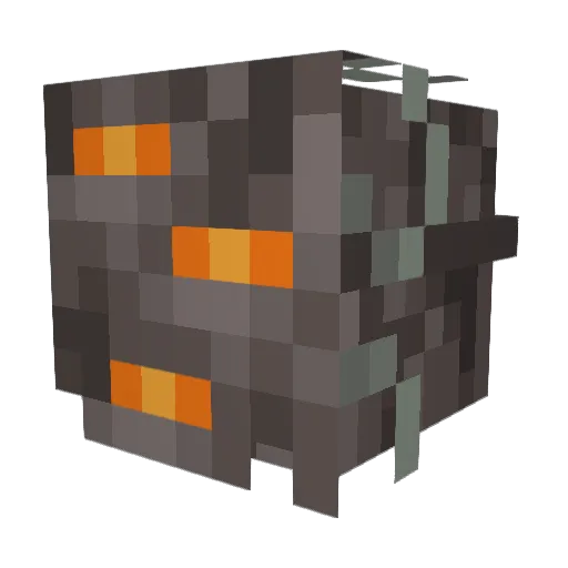 BlazedSun Minecraft avatar head, 3D render