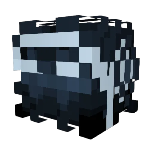 BlazedWeeb Minecraft avatar head, 3D render