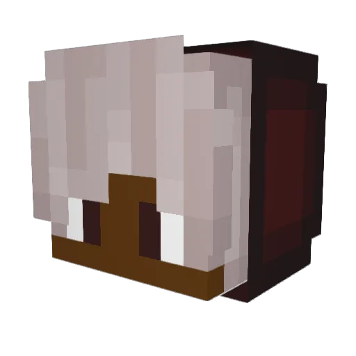 Blazeest Minecraft avatar head, 3D render