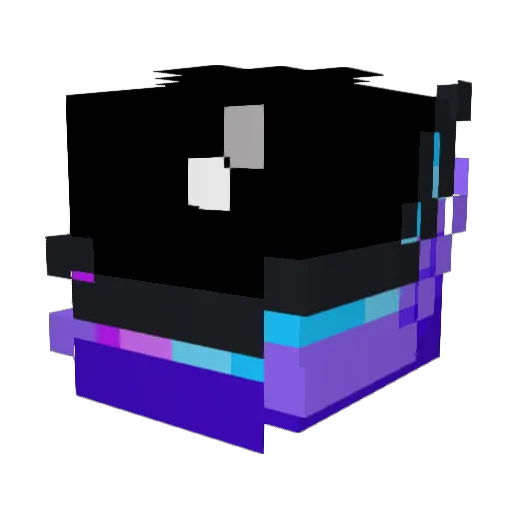Blazefire Minecraft avatar head, 3D render