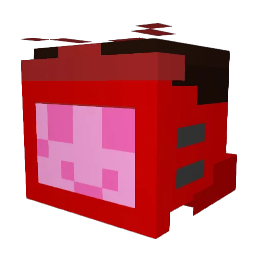 Blazegod06 Minecraft avatar head, 3D render