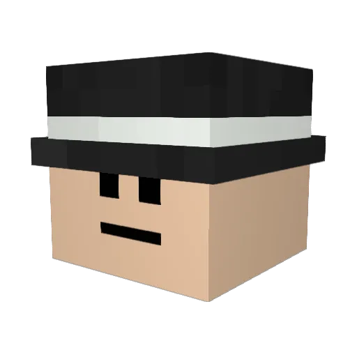 BlazeitGucci Minecraft avatar head, 3D render