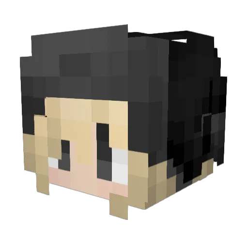 BlazeitSystem Minecraft avatar head, 3D render