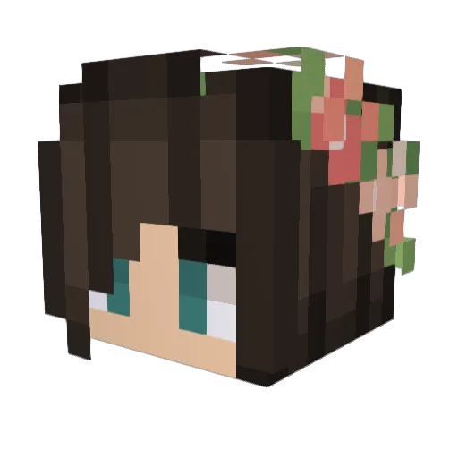Blazelitesis Minecraft avatar head, 3D render