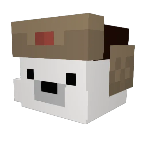Blazen12 Minecraft avatar head, 3D render