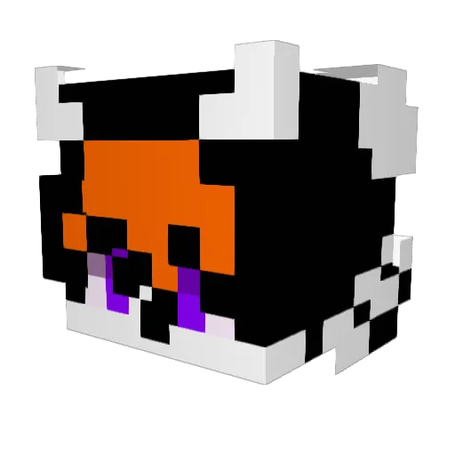 BlazenLidge Minecraft avatar head, 3D render