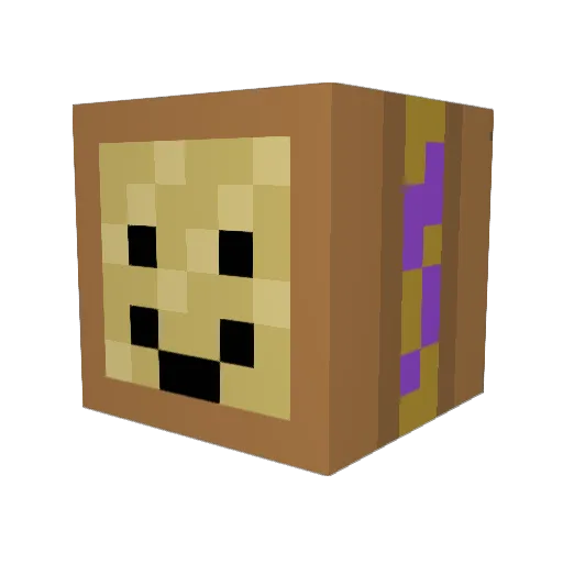 BlazenToo Minecraft avatar head, 3D render