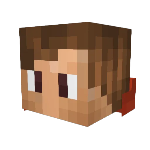 Blazephantom109 Minecraft avatar head, 3D render