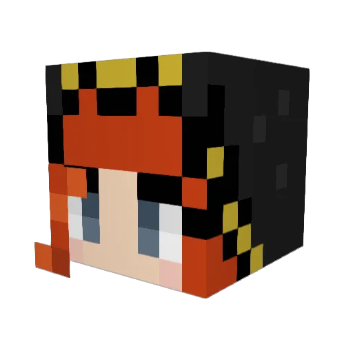 Blazer2005 Minecraft avatar head, 3D render
