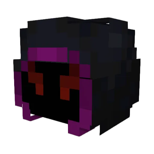 Blazer287 Minecraft avatar head, 3D render