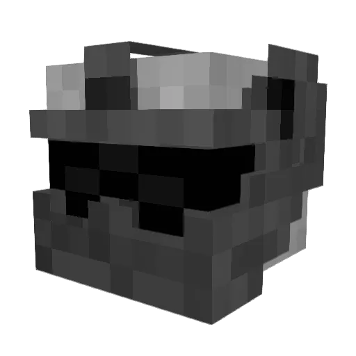 Blazer2 Minecraft avatar head, 3D render