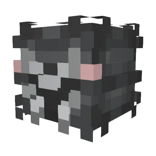 BlazerButCooler Minecraft avatar head, 3D render