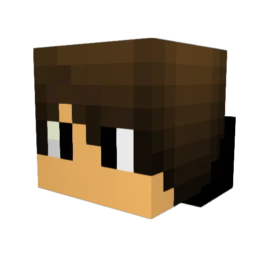 Blazer_V8 Minecraft avatar head, 3D render