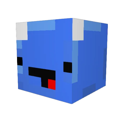 Blazerrefuce Minecraft avatar head, 3D render
