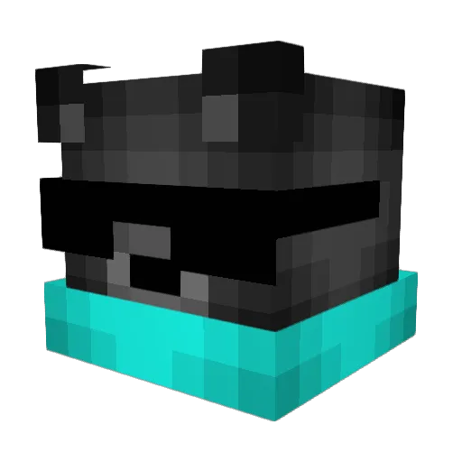 Blazesot Minecraft avatar head, 3D render