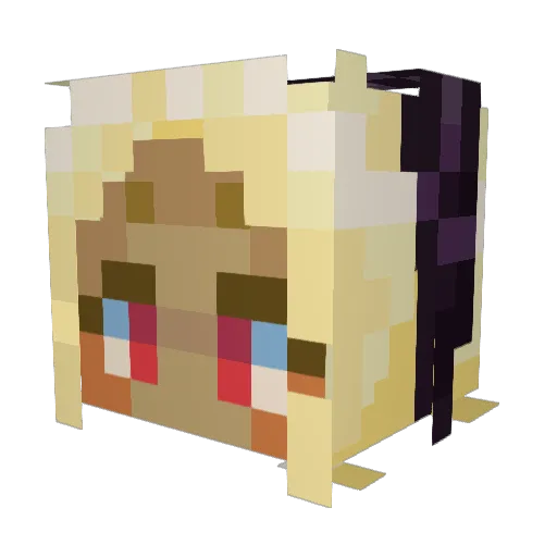 BlazetheKit123 Minecraft avatar head, 3D render