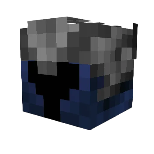 BlazeyAK Minecraft avatar head, 3D render
