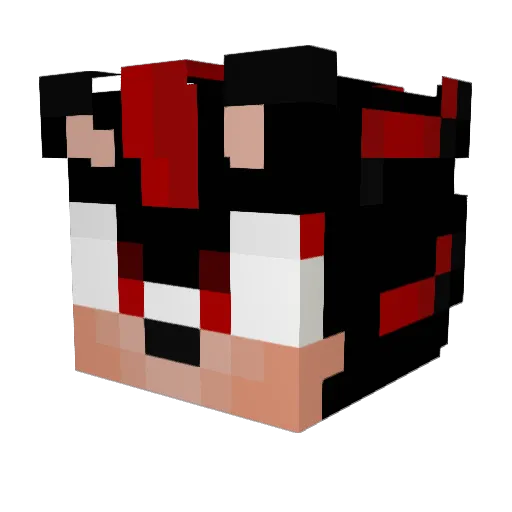 Blazifyee Minecraft avatar head, 3D render