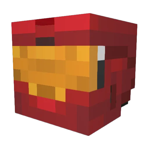 BlazingArdor Minecraft avatar head, 3D render