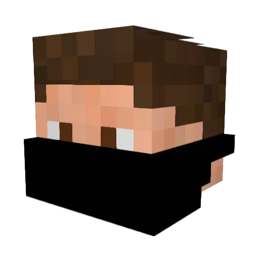 BlazingBeatzz Minecraft avatar head, 3D render
