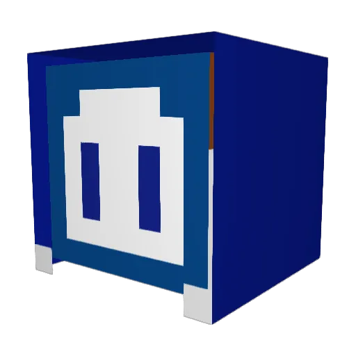 BlazingCamera33 Minecraft avatar head, 3D render