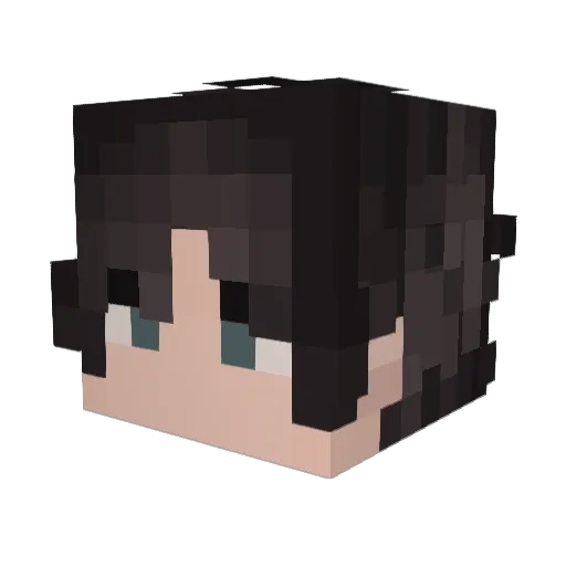 BlazingComet50 Minecraft avatar head, 3D render