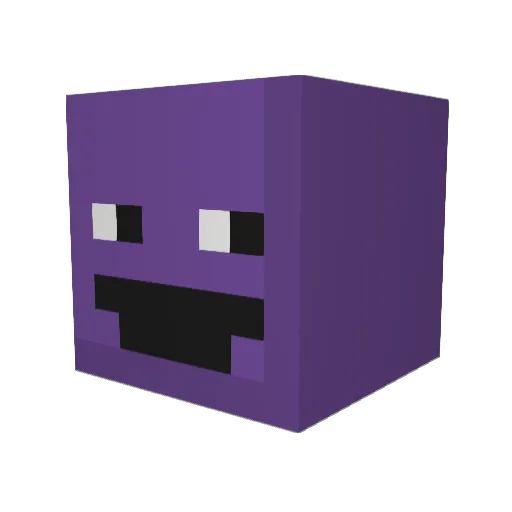 BlazingXI Minecraft avatar head, 3D render