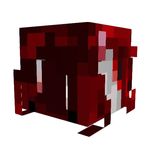Blazing_Games Minecraft avatar head, 3D render