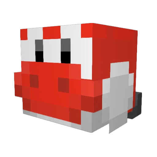 BlaznYoshi Minecraft avatar head, 3D render