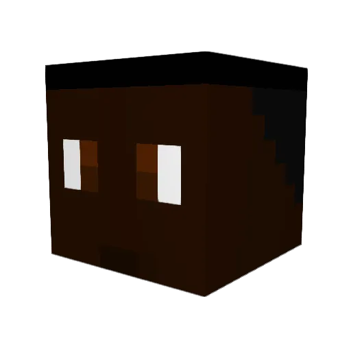 BlazzRM_ Minecraft avatar head, 3D render