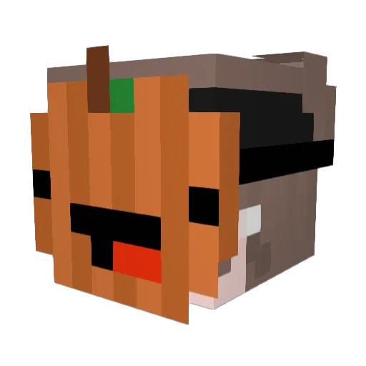 BleachBoii Minecraft avatar head, 3D render