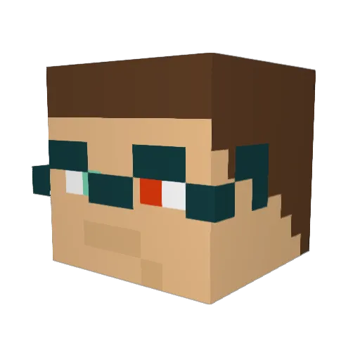 BleachMinecraft Minecraft avatar head, 3D render