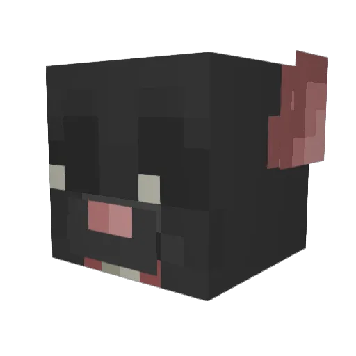 BleakProsperity Minecraft avatar head, 3D render